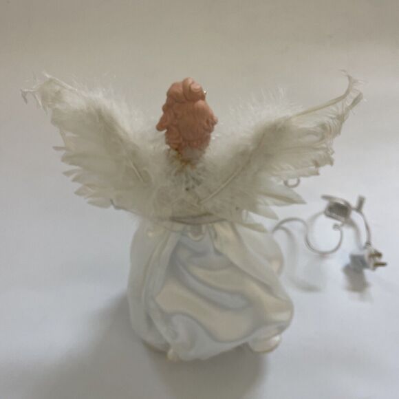 Kurt S. Adler Light Gold And Ivory Angel Treetop - Picture 5 of 15